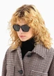 Пальто с принтом Armani Exchange XS бежевый 6DYK17 - изображение 3