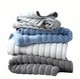 Прeмиальный набoр полотенец SOFT Strip 3шт (1 банное+2 для лицa/рук) YourFind 100% Коттон-МАХРА. Мягкие, легкие, супервпитывающие, Серый - изображение 7