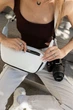 Сумка бананка для фотоапарата шкіряна TARWA GS-1313-4lx біла наппа - зображення 9