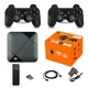 Игровая ТВ приставка M8 mini 4K на Android TV с встроенным эмулятором ретро игр и джойстиками - изображение 1