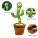Танцюючий кактус Dancing Cactus повторює звуки навколо 34 см Зелений - зображення 4