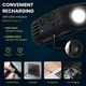 Фонарь налобный аккумуляторный W689-3 3*COB+LED White Warm Red 10 modes 1200mAh USB 5V с датчиком движения Black - изображение 5
