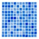 Мозаика АкваМо синяя присыпка PW25203 Blue 31.7х31.7 стеклянная для ванны, душевой,кухни,хамама,бассейна за 1 - изображение 3