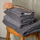 Рушник MBM HOME "Бриз" 30х50 см темно-сірий (BT-01 S DARK GRAY) - зображення 9