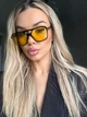 Солнцезащитные очки No Brand авиатор Casual желтые с черным - изображение 2