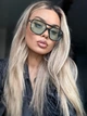Солнцезащитные очки No Brand авиатор Casual зеленые с черным - изображение 3