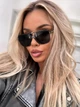 Солнцезащитные очки No Brand авиатор Casual черные с прозрачным - изображение 5