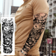 Тимчасовий водостійкий тату рукав TATTOOSHKA "Плин часу" TQB-222-2 - зображення 1