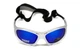 Очки поляризационные BluWater Hydro Silver Polarized (G-Tech™ blue) Anti-Fog, синие зеркальные в серебристой оправе - изображение 2