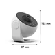 Проектор нічник Globe Galaxy Projector 13 в 1 зіркове небо галактика Black + White - зображення 6
