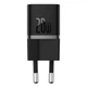 Мережевий зарядний пристрій Baseus GaN5 Fast Charger(mini) 1C 20W EU Black (CCGN050101) - изображение 1