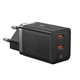 Сітчасте зарядне пристрій Baseus GaN5 Pro Fast Charger C+C 40W EU Black (CCGP180101) - зображення 5