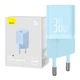 Зарядний пристрій Baseus GaN5 FC mini 1C 30W Blue (CCGN070603) - зображення 6
