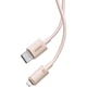 Кабель Baseus Habitat Series Fast Charging Cable Type-C to iP 20W 2m Wheat Pink (P10360201421-01) - зображення 2