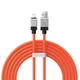 Кабель Baseus CoolPlay Series Fast Charging Cable USB to iP 2.4A 2m Orange (CAKW000507) - зображення 1