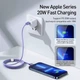 Кабель Baseus Crystal Shine Series Fast Charging Data Cable Type-C to iP 20W 2m Purple (CAJY000305) - изображение 3