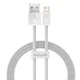 Кабель Baseus Dynamic Series Fast Charging Data Cable USB to iP 2.4A 1m White (CALD000402) - зображення 1