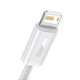 Кабель Baseus Dynamic Series Fast Charging Data Cable USB to Lightning 2.4A 2m White (CALD000502) - зображення 2