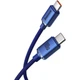 Кабель Baseus Crystal Shine Series Fast Charging Data Cable Type-C to Type-C 100W 1.2m Blue (CAJY000603) - изображение 2