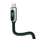 Кабель Baseus Display Fast Charging Data Cable USB to Type-C 66W 2m Green (CASX020106) - изображение 5