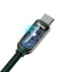 Кабель Baseus Display Fast Charging Data Cable USB to Type-C 66W 2m Green (CASX020106) - изображение 6