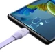 Кабель Baseus Bright Mirror 2 Series Retractable 3-in-1 Fast Charging Data Cable USB to M+L+C 66W 1.1m Purple (CAMJ010105) - изображение 3