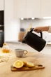 Електрочайник Gorenje 1.7л, Strix-контроль, чорний матовий - зображення 7
