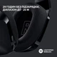 Бездротова ігрова гарнітура з підсвічуванням Logitech G733 Wireless LIGHTSPEED RGB (981-000864) чорна - зображення 7