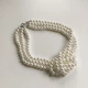 Масивне намисто з перлів «Vintage Glamour» Honey Fashion Accessories білий (120271) - зображення 7