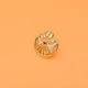 Брошь-значок унисекс BROCHE бижутерия Медицина Молочная железа золотистая BRGV113386 - изображение 2
