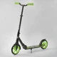 Самокат 2-х колесный Best Scooter черно-салатовый 21478 - изображение 2
