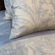 Комплект постельного белья Zastelli Евро 200х220 см Небесный сад 2008/14-4206 Pearl Blue Сатин (2500001002204) - изображение 3
