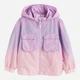 Детская ветровка для девочки H&M S1107-1061569 134-140 см Розовый/Сиреневый (hm05173720864) - изображение 1