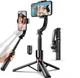 Стабілізатор для телефону Gimbal L19 з автоматичним обертанням на 360 градусів та Bluetooth кнопкою Селфі палка 0.7м Трипод Чорний - зображення 1