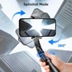 Стабілізатор для телефону Gimbal L19 з автоматичним обертанням на 360 градусів та Bluetooth кнопкою Селфі палка 0.7м Трипод Чорний - зображення 2