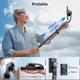 Стабілізатор для телефону Gimbal L19 з автоматичним обертанням на 360 градусів та Bluetooth кнопкою Селфі палка 0.7м Трипод Чорний - зображення 7