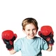 Детский боксерский набор до 102 см Boxing Set Small, боксерская груша на стойке с перчатками - изображение 7