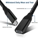 Кабель-удлинитель BASESAILOR Type-C to Type-C USB3.1 Gen2 10Gbps 100W 2м Black - изображение 2