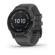 Смарт-годинник GARMIN Fenix 6 Pro Solar Black with Gray Band (010-02410-10) - зображення 1