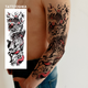 Тимчасове водостійке тату рукав TATTOOSHKA "Могутній дракон" TQB-166-2 - зображення 4