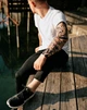 Тимчасовий водостійкий тату рукав TATTOOSHKA "Черепи" AC-021-2 - зображення 4