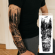 Временный водостойкий тату-рукав TATTOOSHKA "Лес" TQB-226 - изображение 1