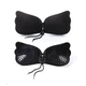 Силіконовий невидимий бюстгалтер Fly Bra Рush Up Black Size S - зображення 2