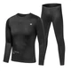 Термобелье мужское XINTOWN NYXT19JBYD-1 Black 2XL ветрозащитное осенне-зимнее на флисе - изображение 1