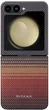 Карбоновий чохол Pitaka MagEZ Case 5 Sunset for Samsung Galaxy Z Flip 6 - зображення 3