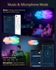 LED світильник підвісний нічник 3D "Хмара", з RGB підсвічуванням та пультом управління, музичною синхронізацією, таймер відключення, легка установка, білий - зображення 7