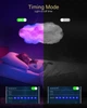 LED світильник підвісний нічник 3D "Хмара", з RGB підсвічуванням та пультом управління, музичною синхронізацією, таймер відключення, легка установка, білий - зображення 4