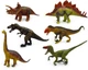 Фигурки динозавров ToyCloud "Jurassic Era" 6 штук 2093A - изображение 1