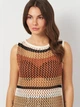 Футболка женская Zara 2308/733 S Коричневая (02308007330020) - изображение 4