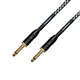 Кабель інструментальний Cascha CCP-G2SBK3 (Professional Line Guitar Cable, Tweed Black, 3 м) - изображение 2